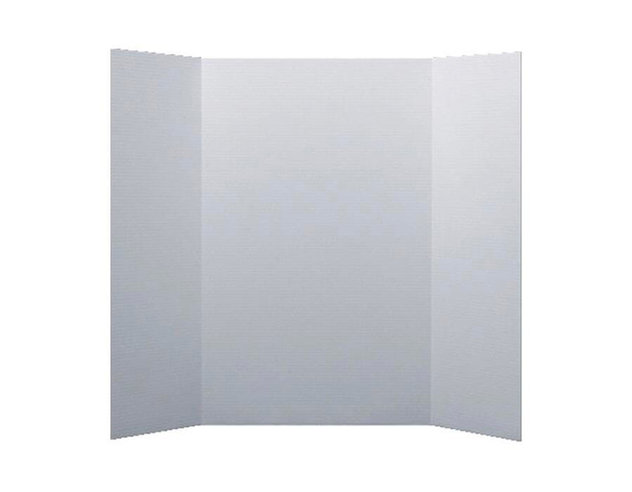 School Smart Mini Presentation Boards, 20 x 15 Inches, White, Pack of 10 1464948